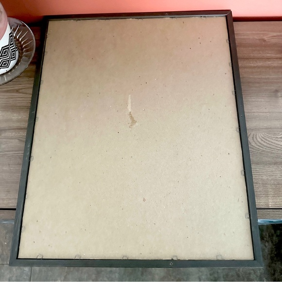 Whimsical Flower Cat Vintage Style Canvas Art Print Faux Wood Gold Framed Art - Picture 6 of 9